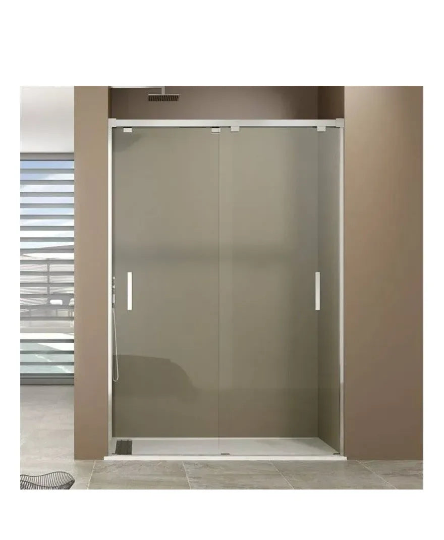 GME BYPASS Paroi frontale à 2 panneaux coulissants en verre trempé de sécurité