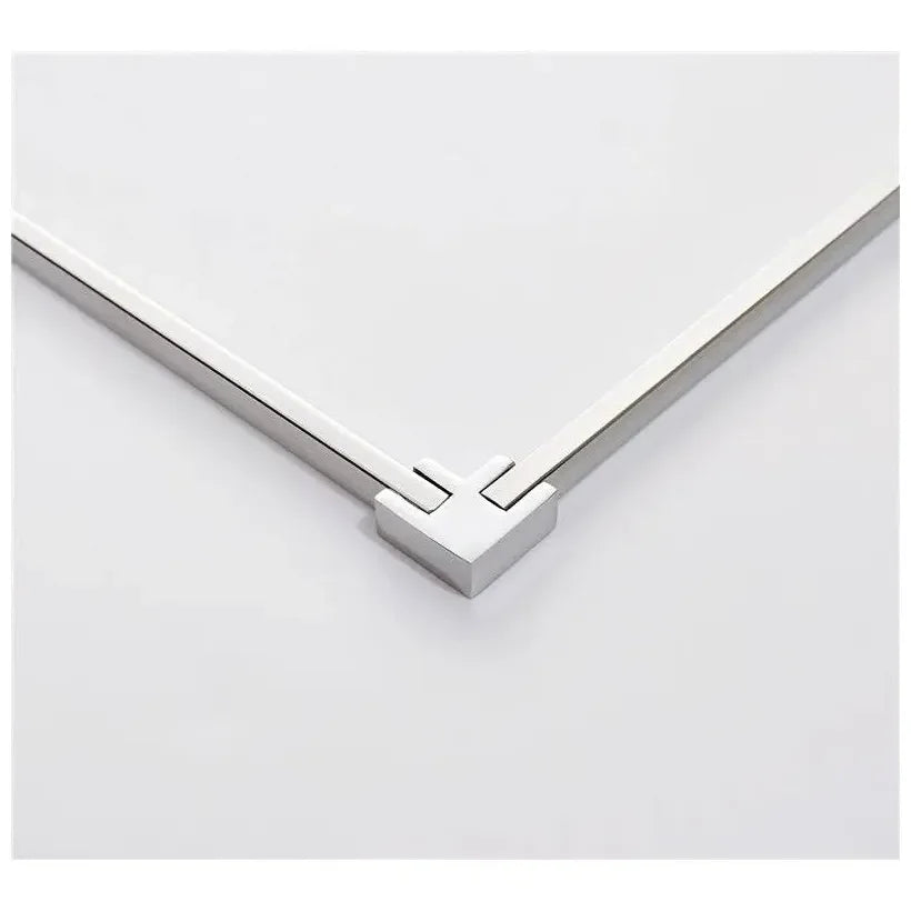 Mampara angular corredera fabricada en vidrio templado de seguridad de 6 mm de GME