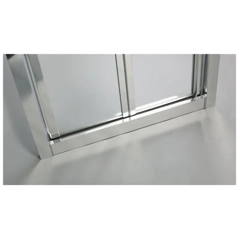 Mampara angular de hojas plegables fabricada en vidrio templado de seguridad de 4 mm de GME