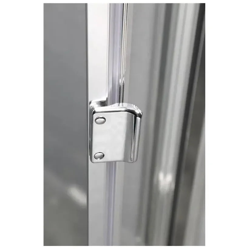 Mampara angular de hojas plegables fabricada en vidrio templado de seguridad de 4 mm de GME