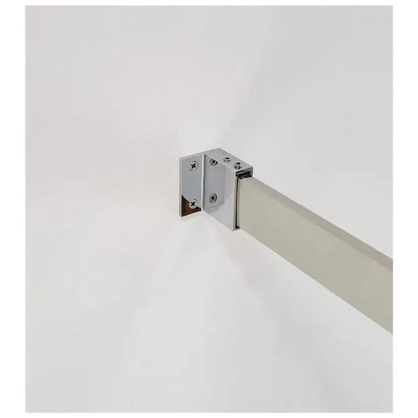 GME ROTARY Paroi angulaire à 1 porte coulissante fabriquée en verre trempé de sécurité de 6 mm