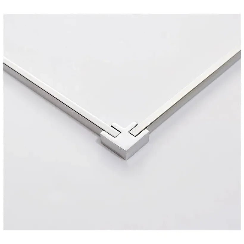 GME ROTARY Paroi angulaire à 1 porte coulissante fabriquée en verre trempé de sécurité de 6 mm