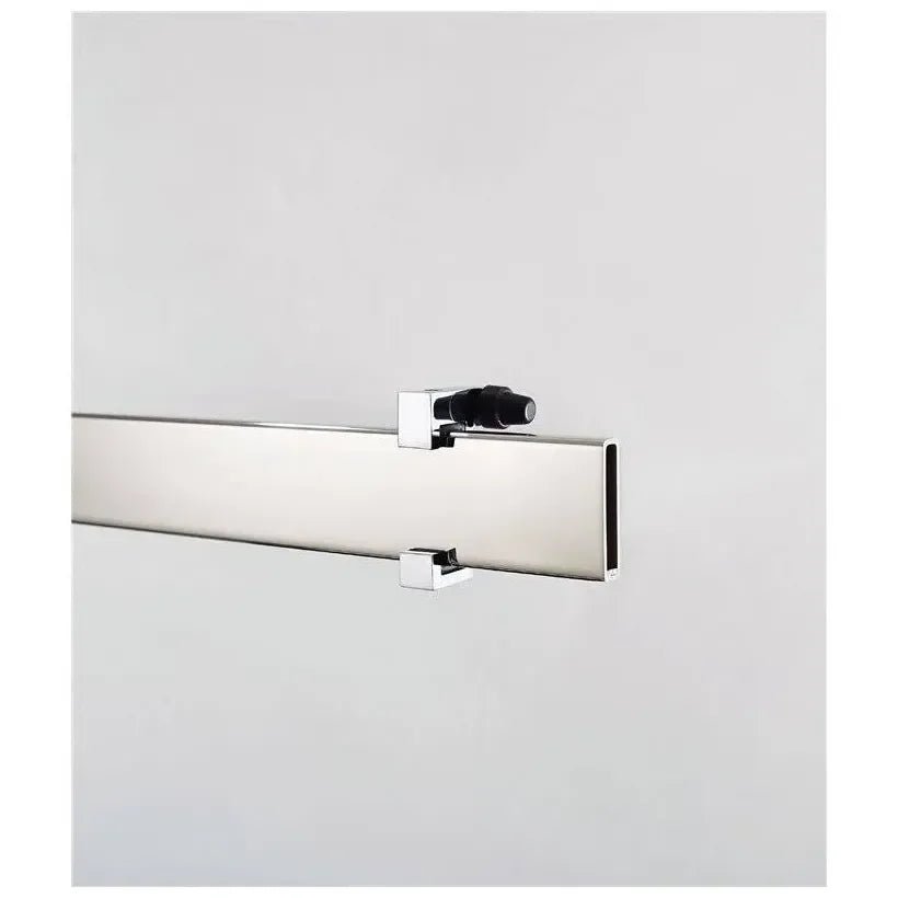 GME ROTARY Mampara angulaire avec 2 panneaux coulissants fabriquée en verre trempé de sécurité de 6 mm