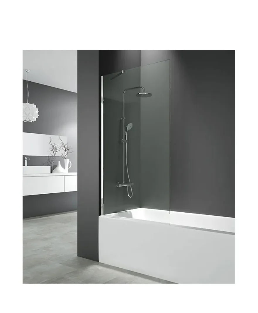 GME SCREEN Mampara pour baignoire de type frontal avec une porte fixe de 85 cm de large