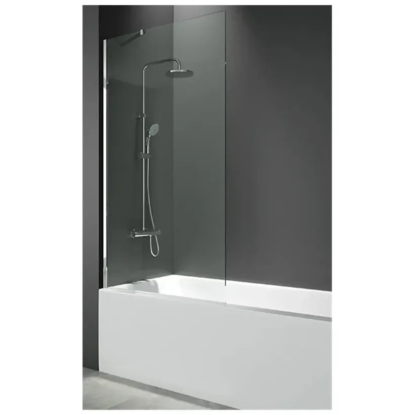 GME SCREEN Mampara pour baignoire de type frontal avec une porte fixe de 85 cm de large