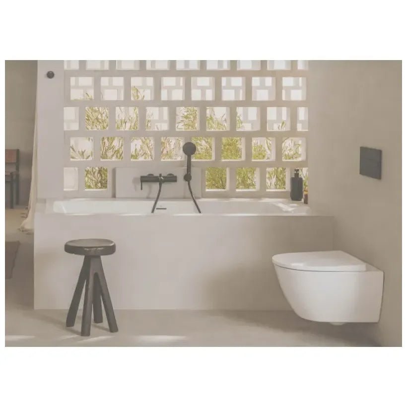 Roca Ona Inodoro suspendido Rimless compacto de 48 cm de fondo con fijaciones ocultas blanco