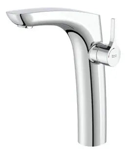 Grifo alto para lavabo con monomando y acabado cromado Insignia Roca 0