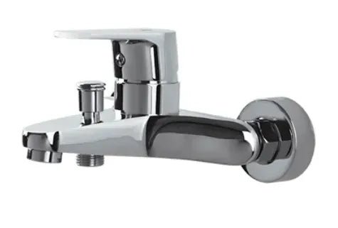 Grifo de baño de latón con acabado cromado Balans Källa 0