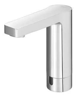 Grifo de lavabo con acabado cromado y alimentación a pilas L90 Roca 0