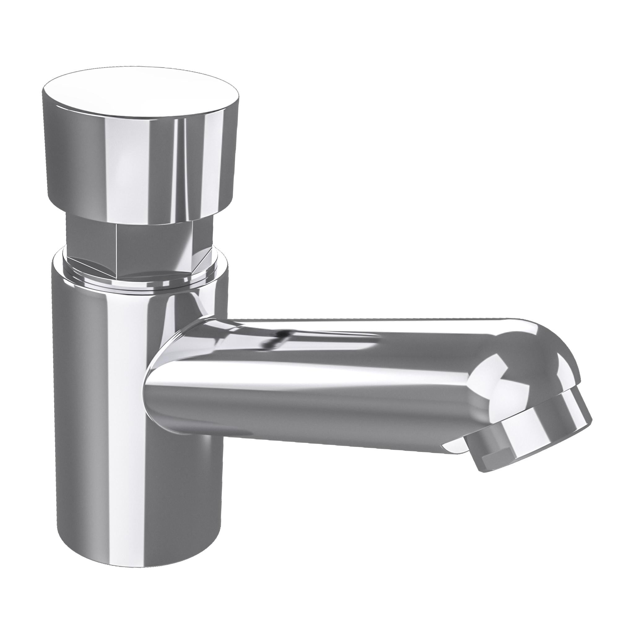 Grifo de lavabo con pulsador temporizador cromado Navia de Valaz 2