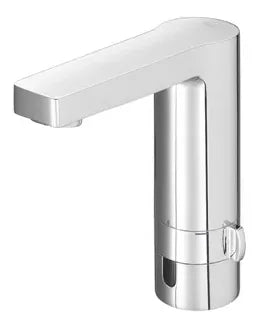 Grifo de lavabo mezclador de alimentación a pilas con acabado cromado L90 de Roca 0
