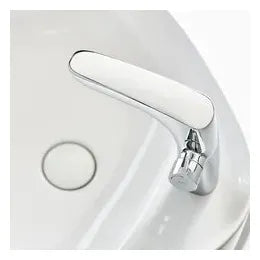 Grifo de lavabo monomando lateral con acabado cromado Insignia Roca 1