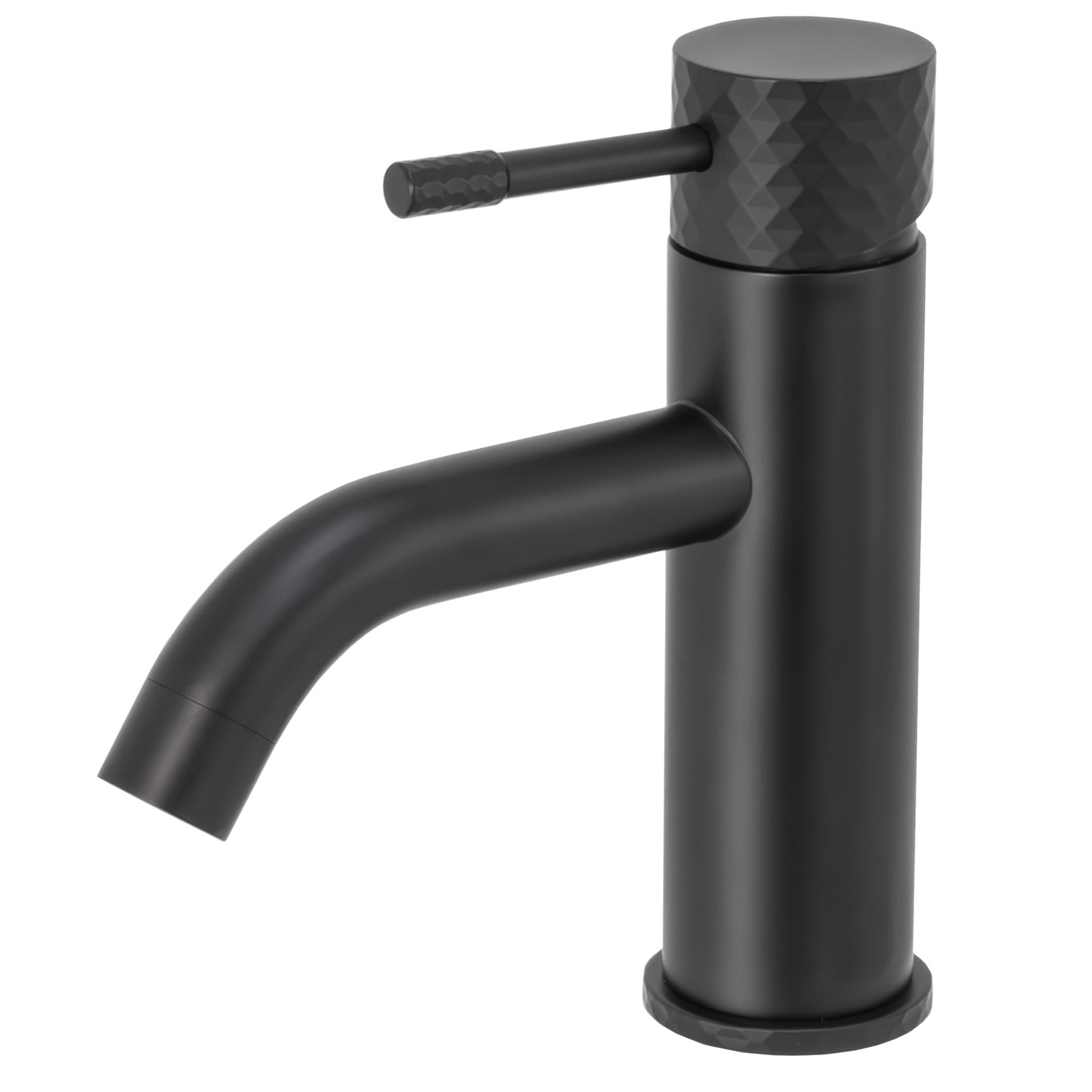 Grifo de lavabo monomando negro mate maneta luxury Oda de Valaz 0