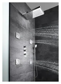 Grifo ducha termostático de varias vías para instalación empotrada Puzzle Roca 1