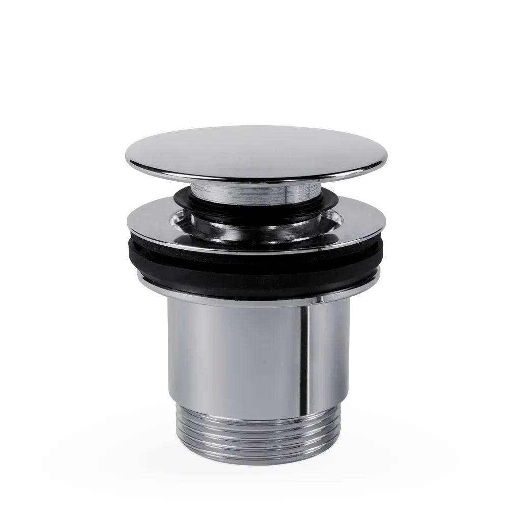 Grifo monomando de caño bajo para lavabo con acabado cromado MAX Tres 2