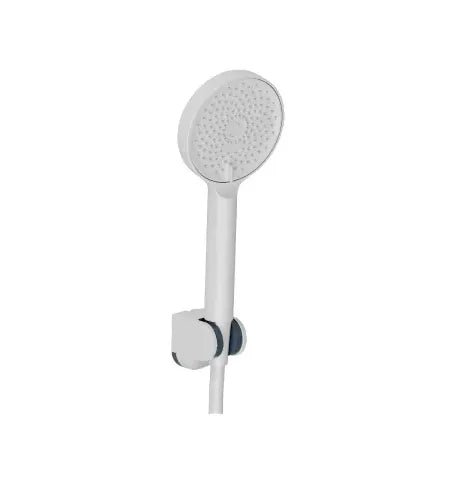 Grifo monomando de ducha con cartucho cerámico en latón con acabado blanco mate Fine Källa 1