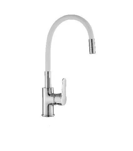 Grifo Monomando de fregadero latón cepillado con caño flexible Omnia Källa 0