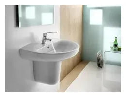 Grifo monomando de lavabo apto para movilidad reducida con acabado cromado Victoria Roca 1