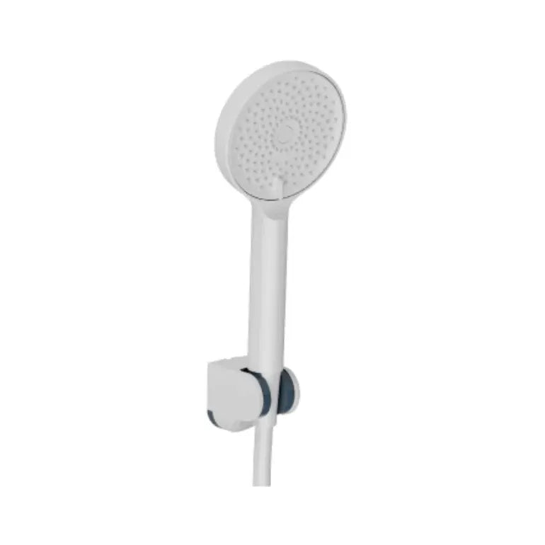 Grifo monomando para bañera y ducha de latón con acabado blanco mate Fine Källa 1