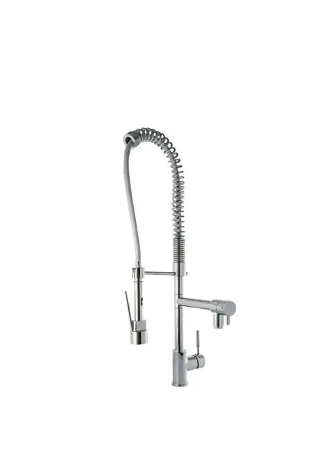 Grifo monomando para fregadero con caño y teleducha Cocina Standard TRES 0