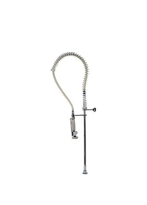 Grifo monomando para fregadero con teleducha extraíble y soporte mural Cocina Standard TRES 0