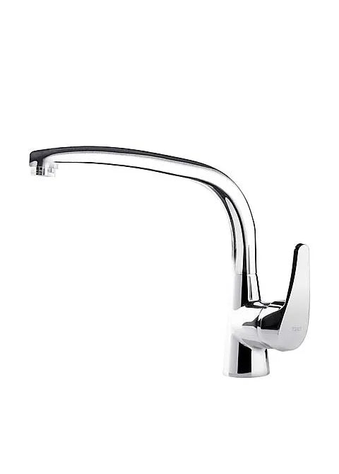 Grifo monomando para fregadero de latón cromado Basic TRES 0