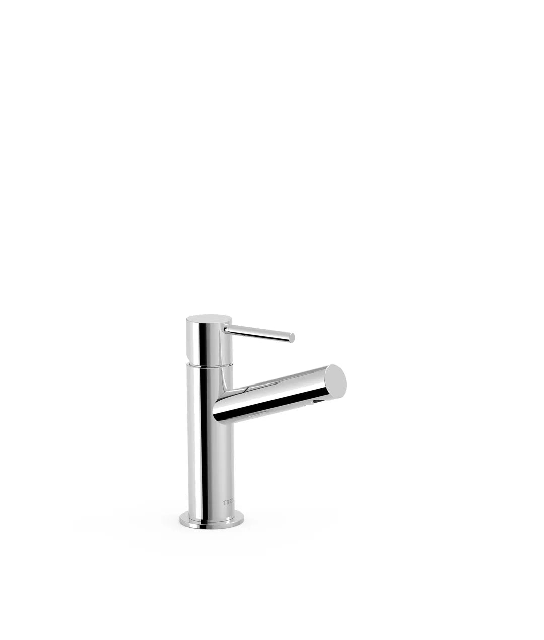 Grifo monomando para lavabo con desagüe automático cromado Max Tres 0