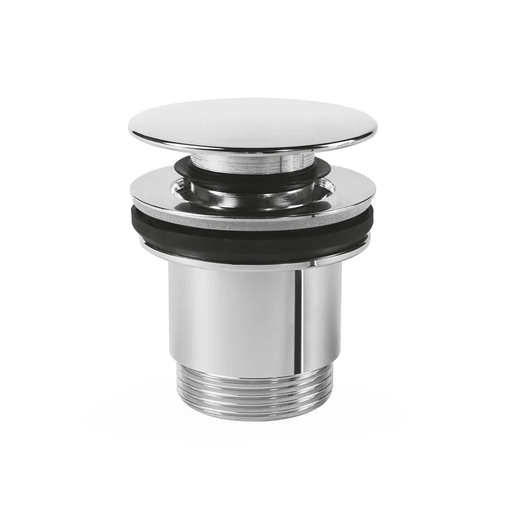 Grifo para bidé con monomando de acabado cromado y válvula de desagüe Base TRES 1