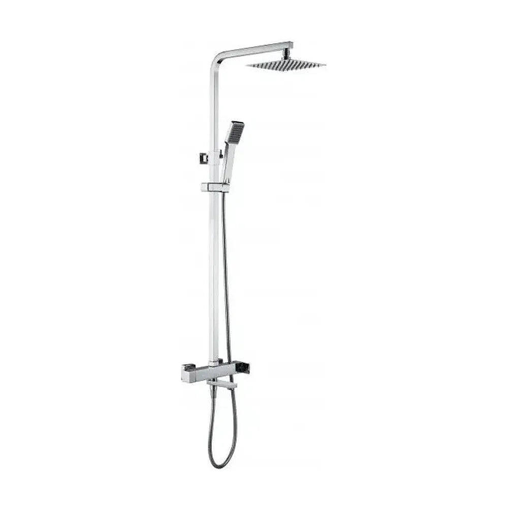 Barra de baño y ducha monomando extensible de latón con acabado cromado Fiyi de Imex Imex