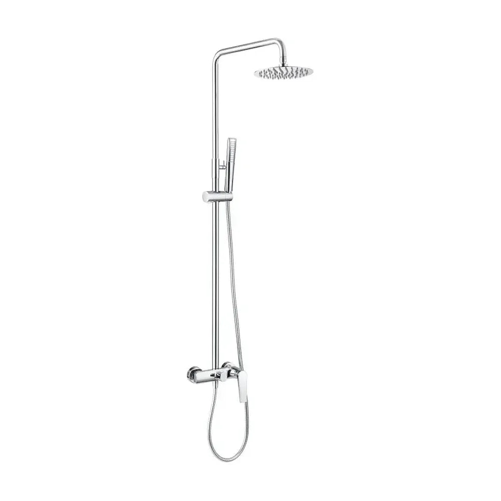 Barra de ducha monomando extensible de acero inoxidable con acabado cromado Delos de Imex Imex