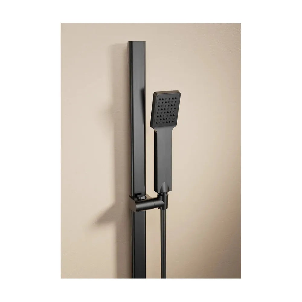 Detalle de funcionamiento de BARRA SOPORTE MANGO DUCHA DESLIZ. CUADRADA DRAVA ORO ROSA CEPILLADO IMEX (vista 25)