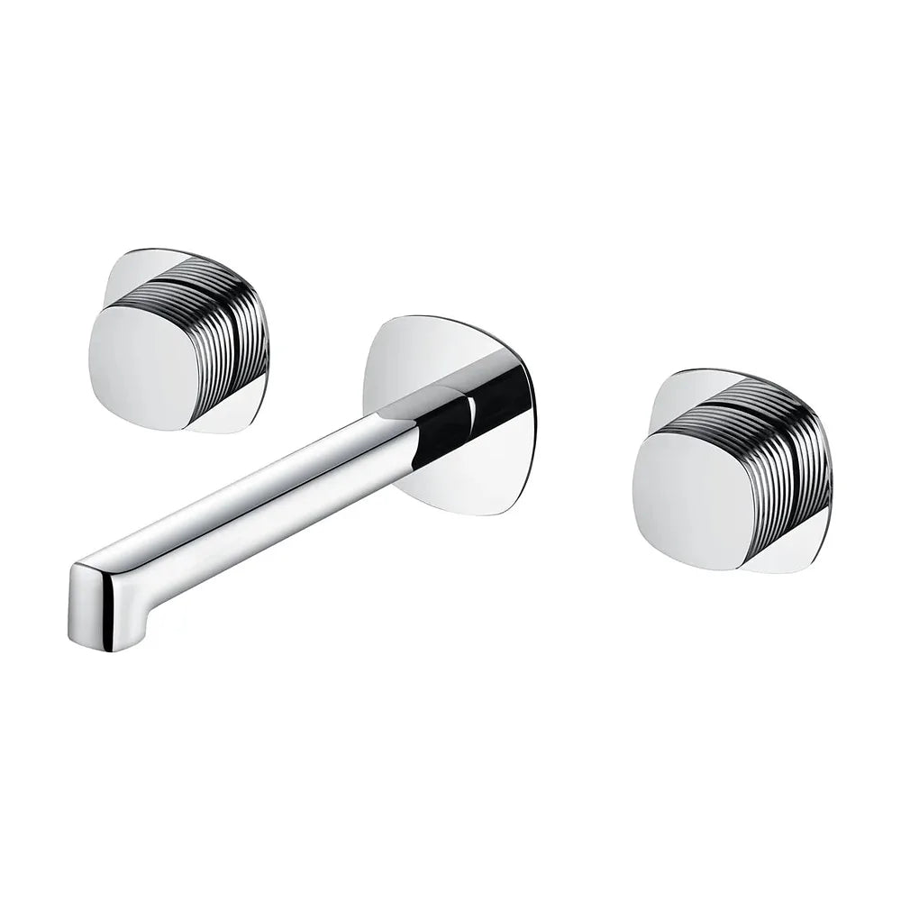 Detalle de acabado y materiales de Bimando empotrado lavabo Firenze cromo Imex