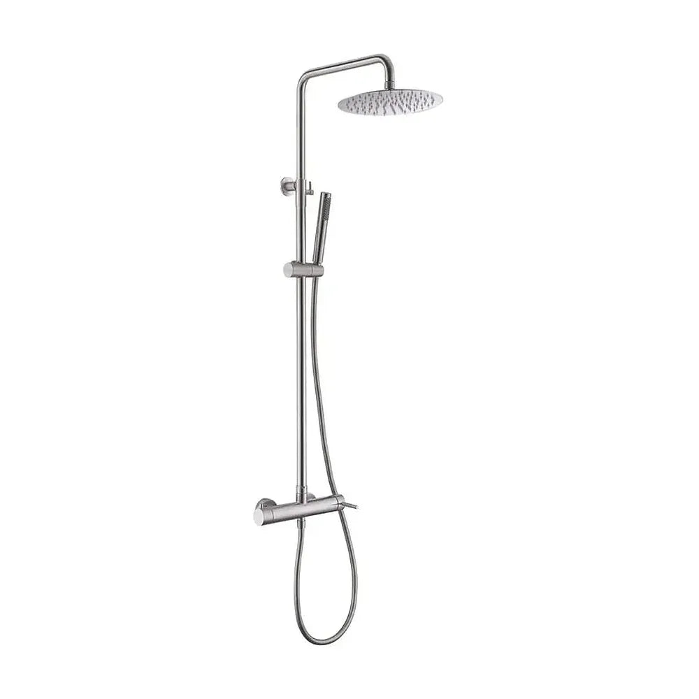 Columna de ducha de acero inoxidable s316 extensible de 88 hasta 125 cm Moscu de Imex Imex