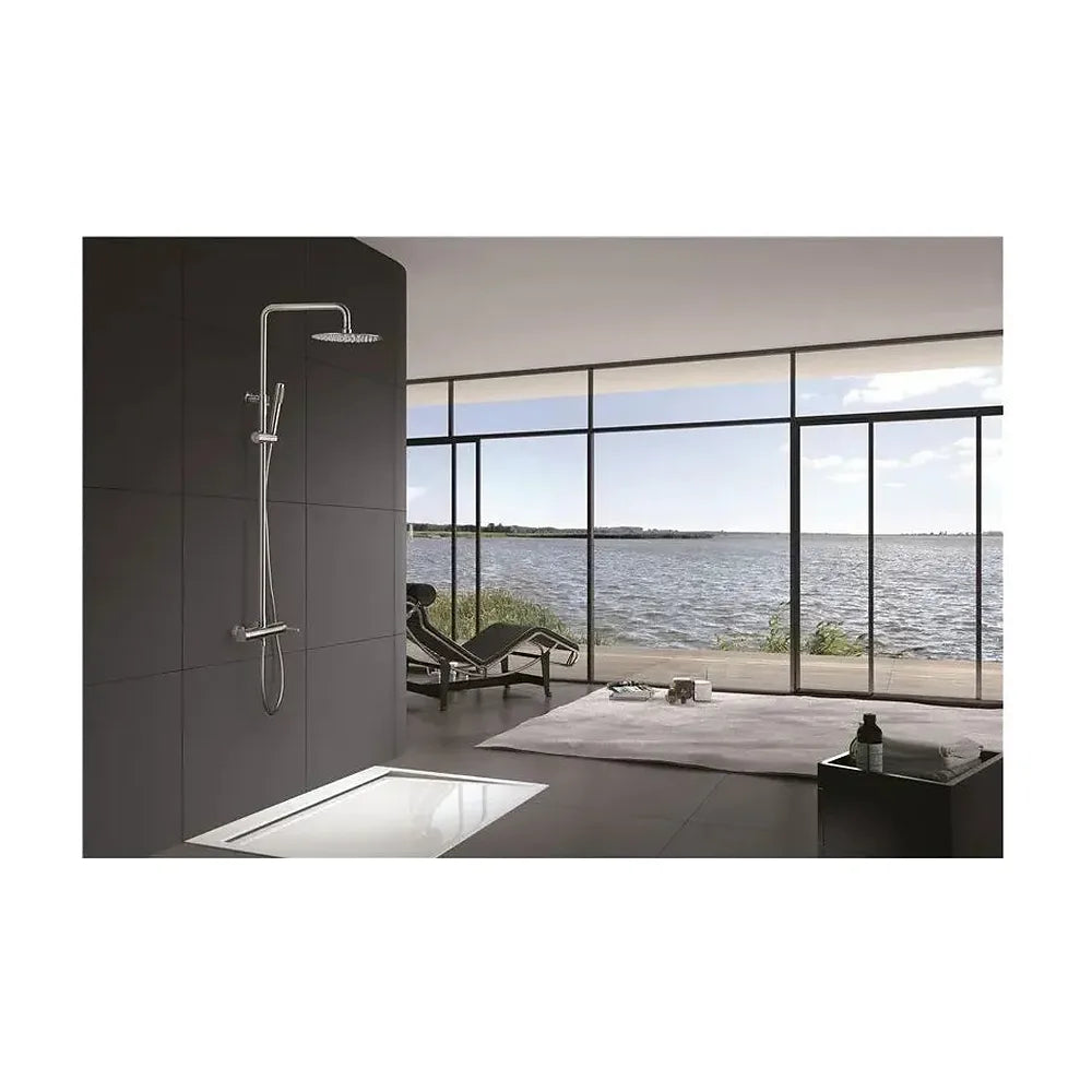 Vista principal de Columna de ducha de acero inoxidable s316 extensible de 88 hasta 125 cm Moscu de Imex