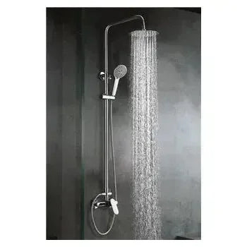 Vista principal de Columna de ducha extensible 90-140 cm de acero inoxidable con rociador redondo de Imex