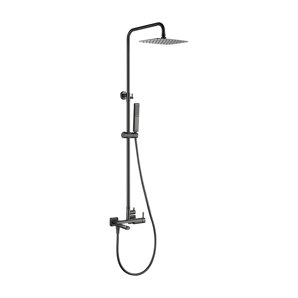 Conjunto bañera monomando Toscana black gun metal Imex Imex