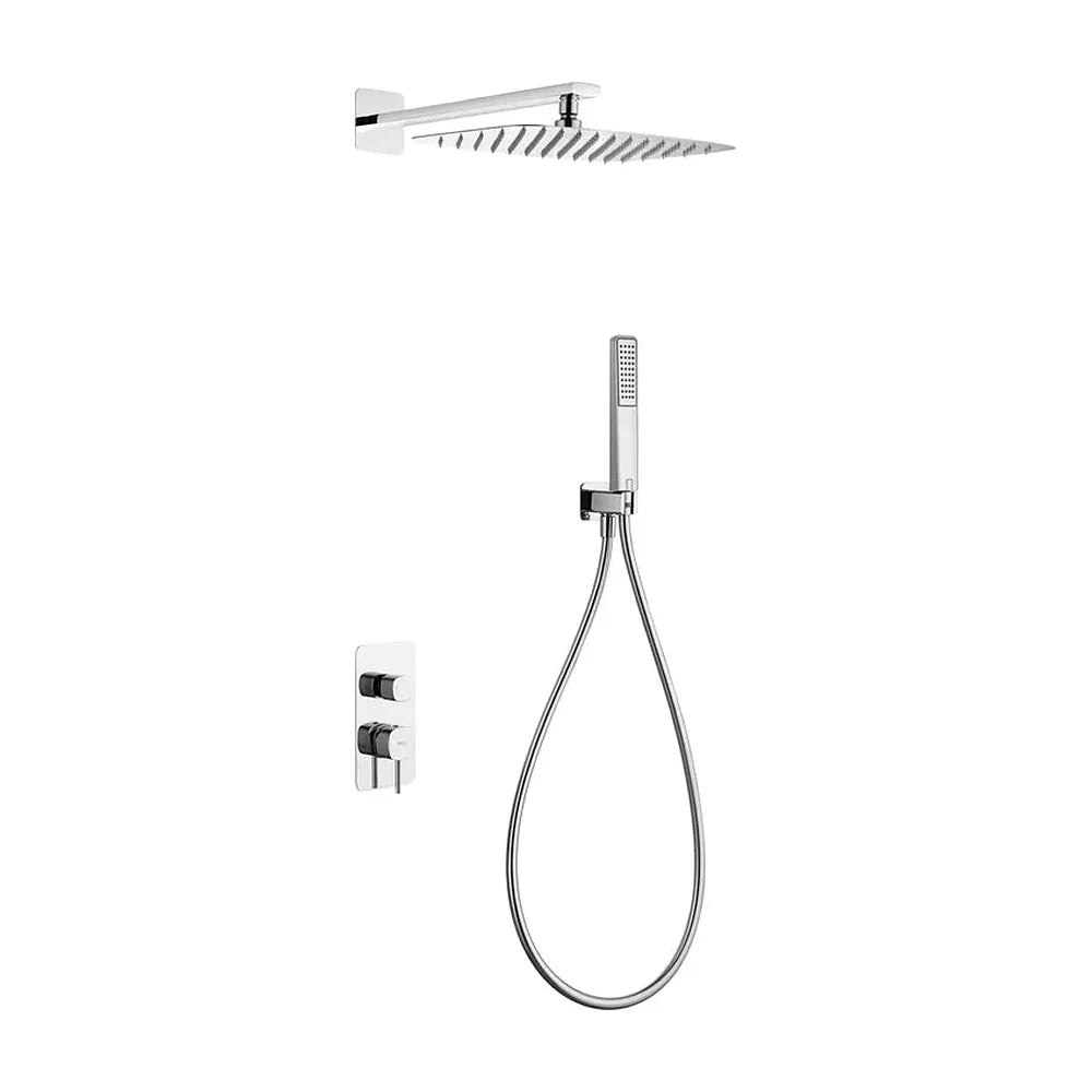 Conjunto Ducha Monomando Empotrado Firenze Cromo Imex Imex