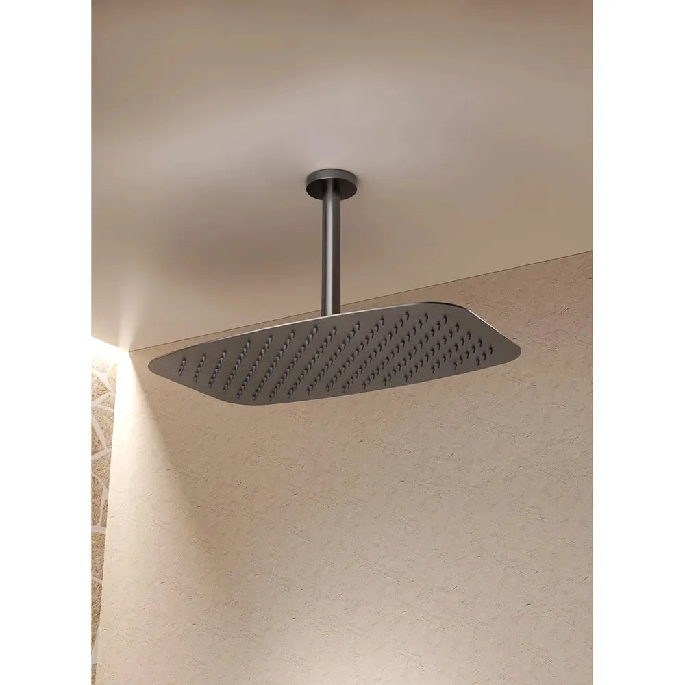 Plano o detalle técnico de Conjunto ducha monomando empotrado Sassari oro cepillado Imex (vista 4)