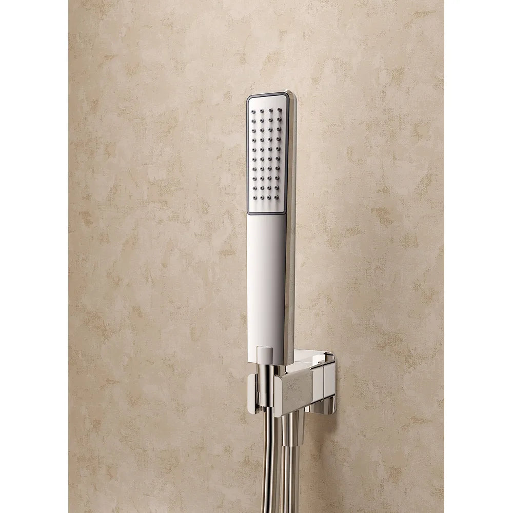 Plano o detalle técnico de Conjunto Ducha Termostático Empotrado Arezzo Oro Rosa Cepillado Imex (vista 5)