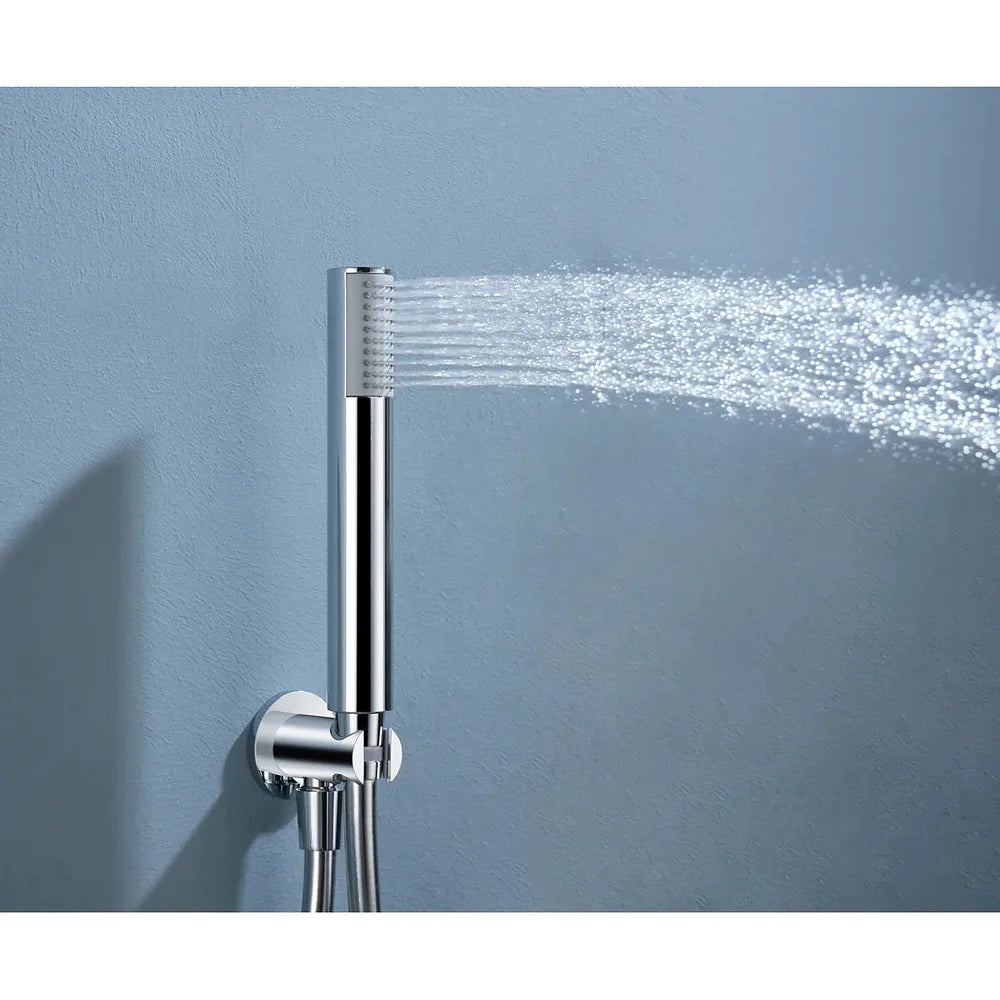 Plano o detalle técnico de Conjunto ducha termostático empotrado Bless oro cepillado Imex (vista 5)
