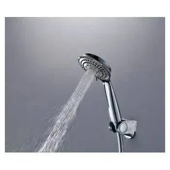 Detalle de funcionamiento de Ducha con 3 tipos de chorros de diseño ergonómico con un acabado cromado de Imex