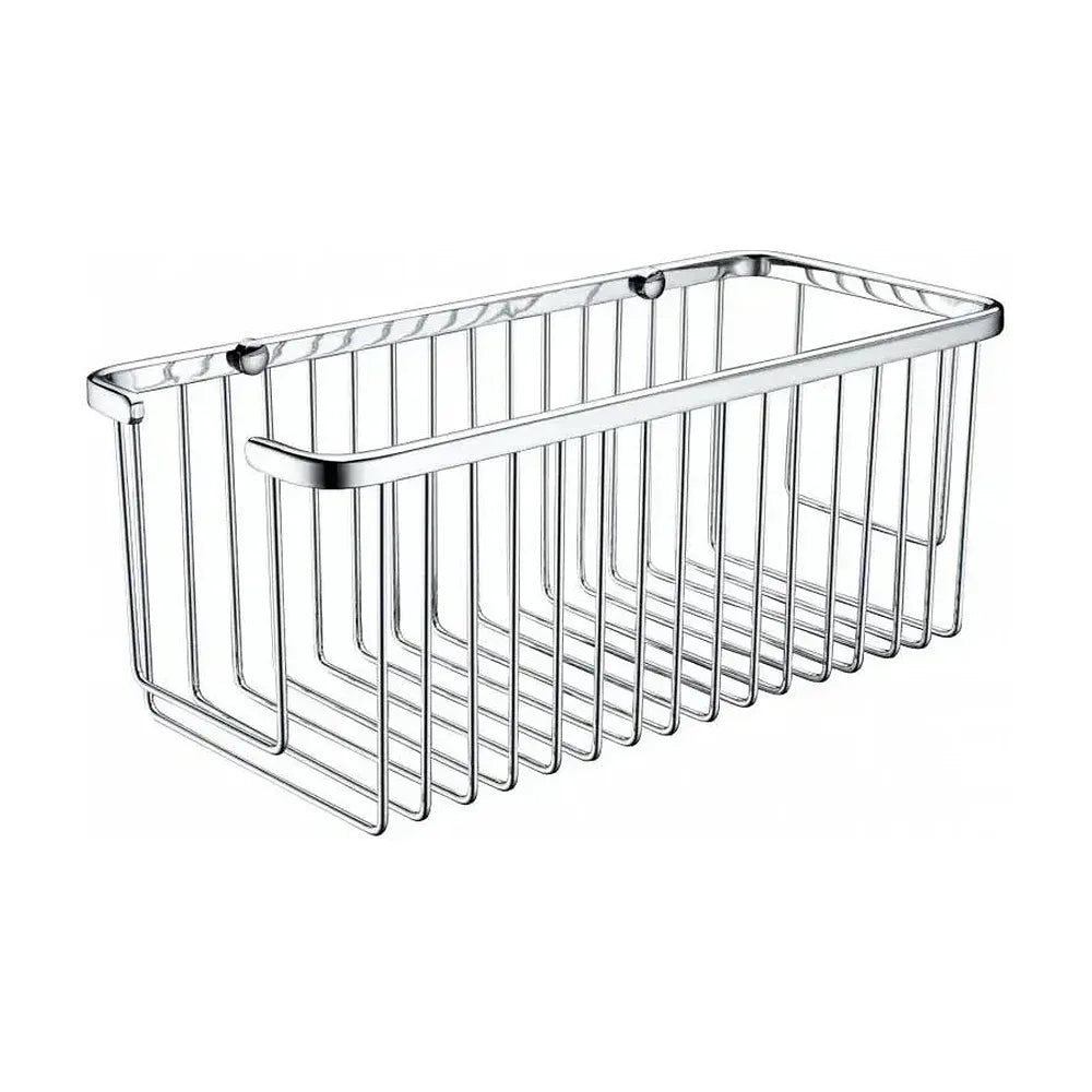 Estante con rejilla fabricado en acero inoxidable con acabado cromado de 30 cm de Imex Imex