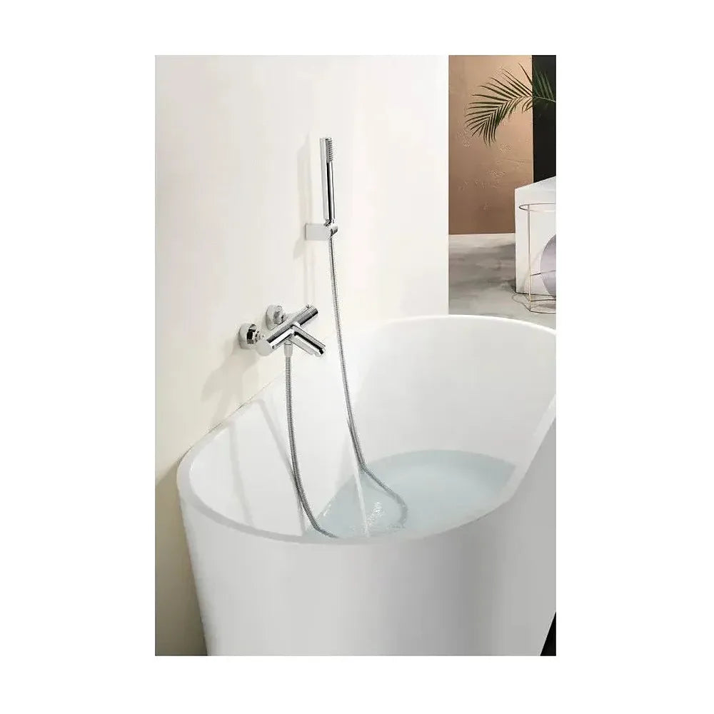 Grifería termostática para bañera y ducha hecha de latón con acabado cromado Monza de Imex Imex