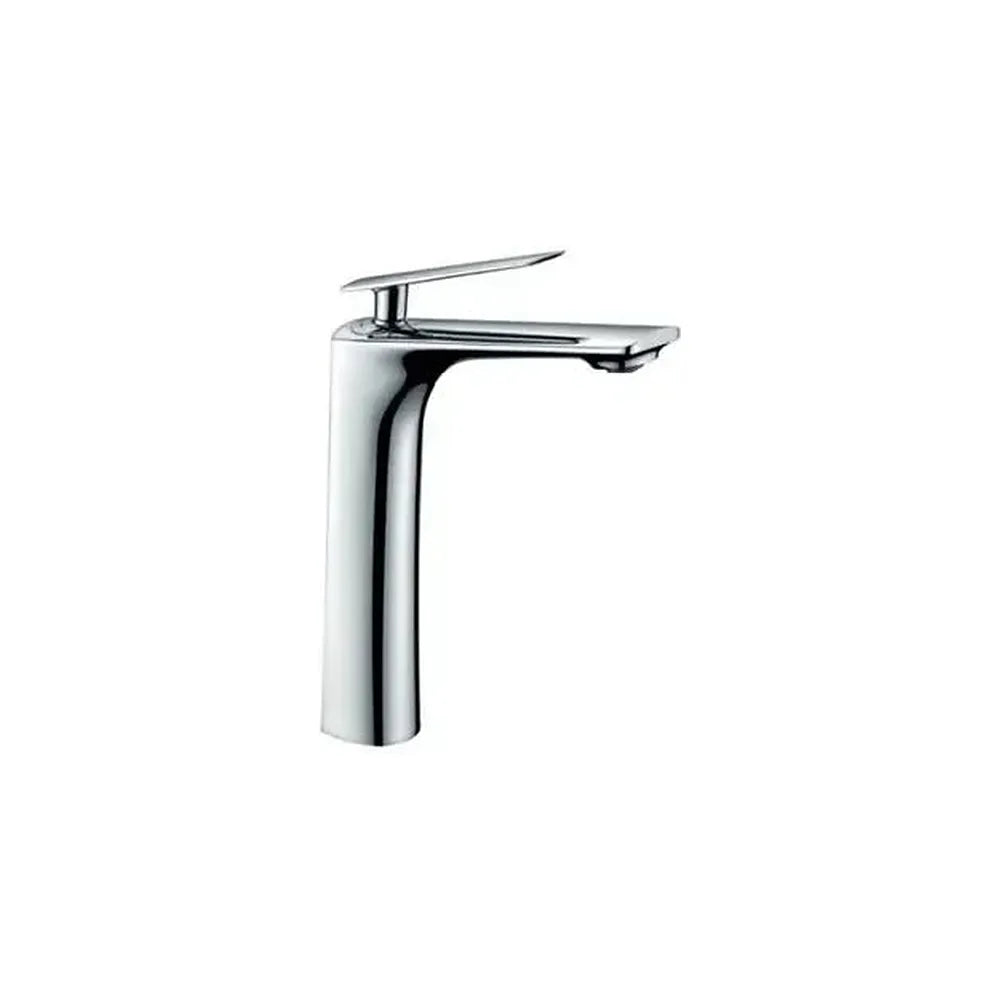 Grifo alto para lavabo de diseño moderno fabricado en latón con un acabado cromado Escocia de Imex Imex