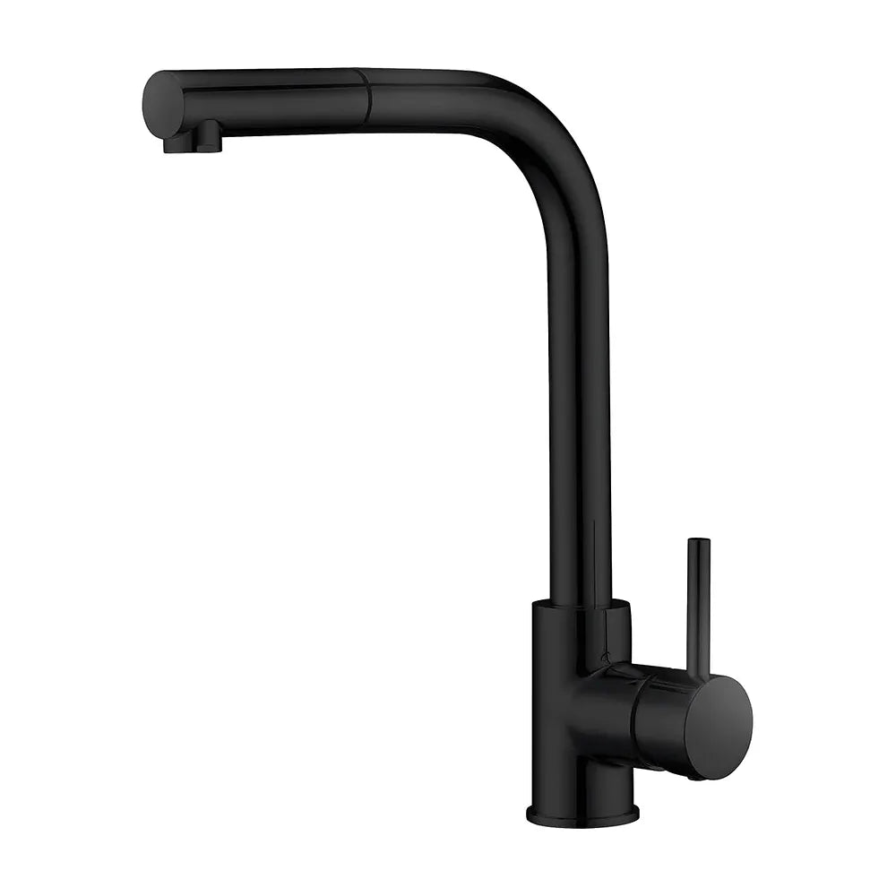 Detalle de funcionamiento de Grifo de cocina Malta negro mate de Imex