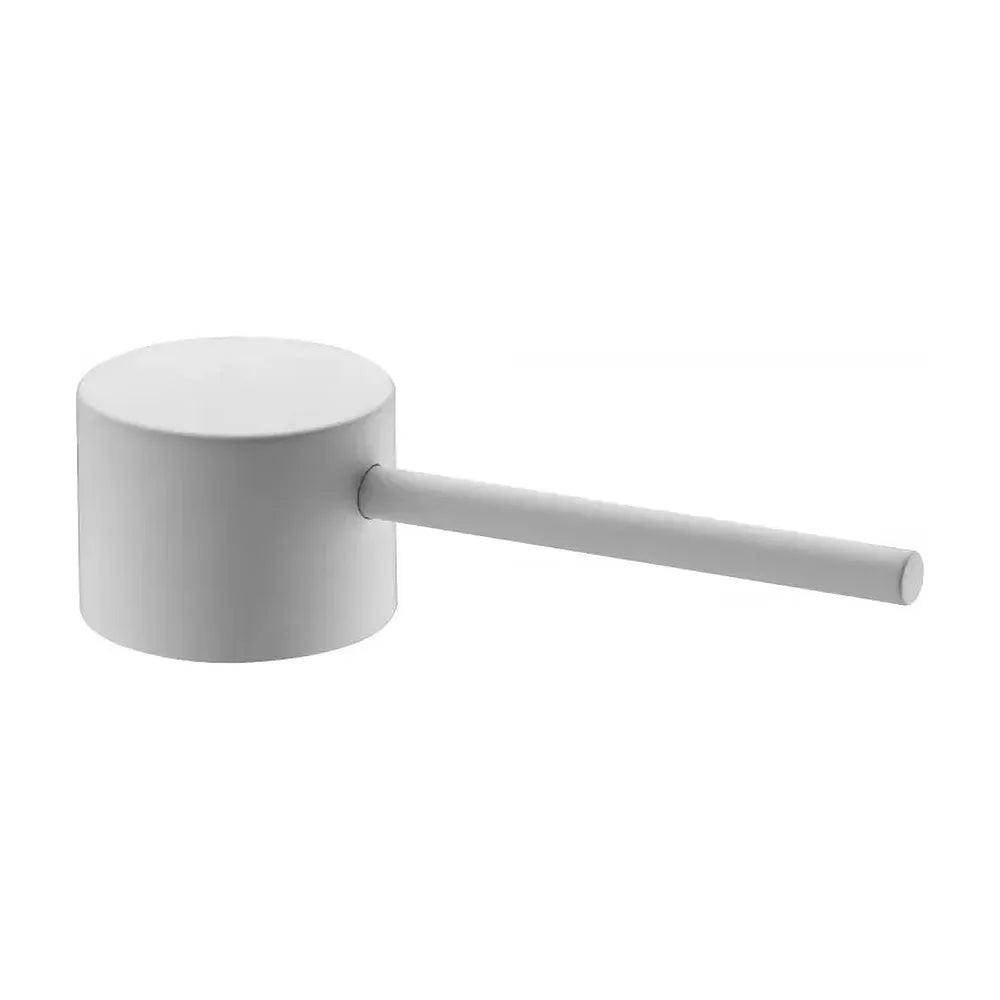 Vista principal de Grifo de pared monomando de bañera y ducha empotrado blanco mate stick Milos de Imex