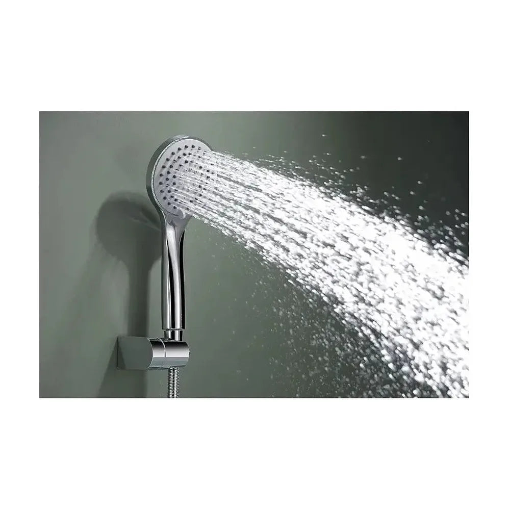 Vista lateral y perspectiva de Grifo monomando de bañera y ducha fabricada en latón con un cartucho cerámico Ural de Imex