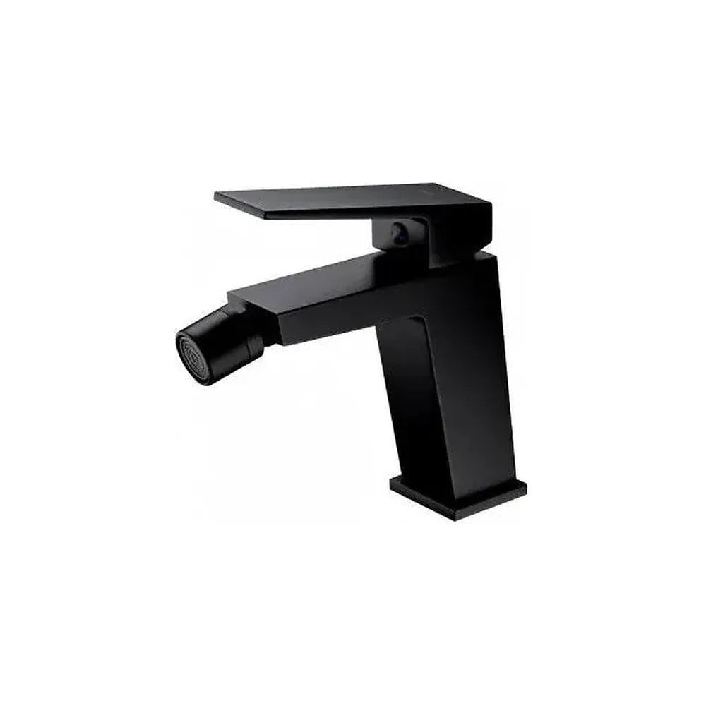 Grifo monomando de bidé con una rótula orientable y de cierre cerámico de acabado negro Art de Imex Imex