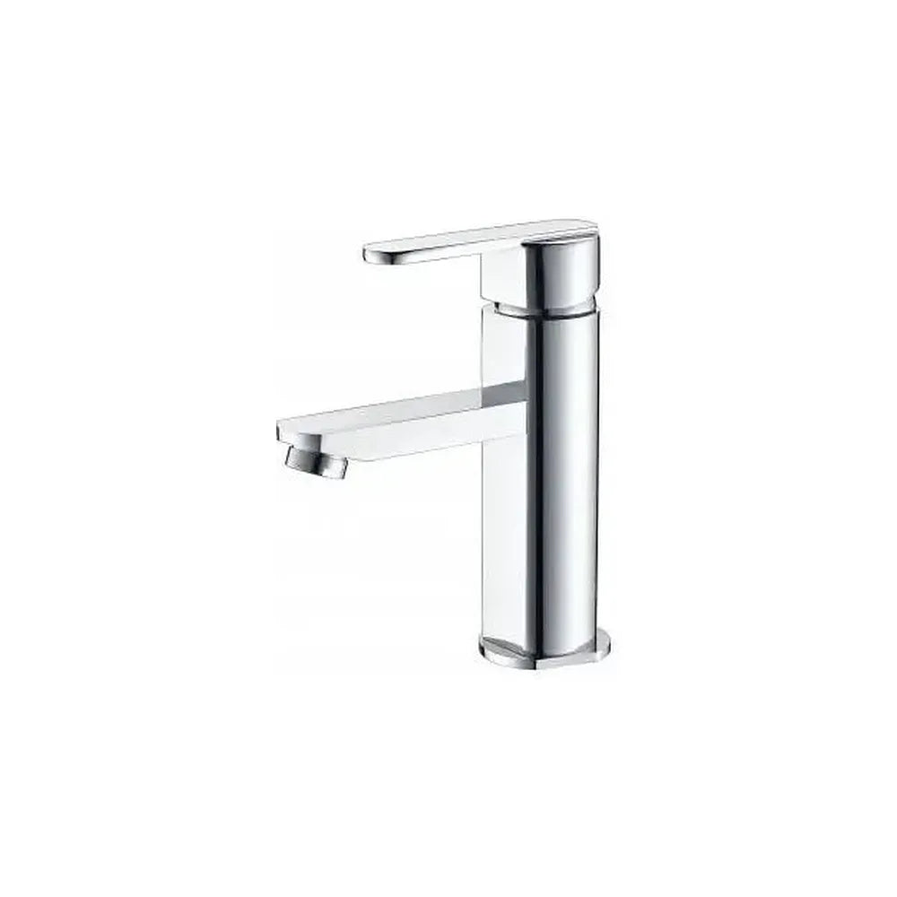 Grifo monomando de latón cdo para lavabo con caño recto y maneta plana 11x18 cm Roma de Imex Imex