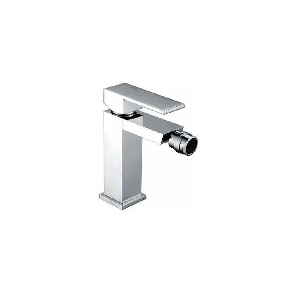 Grifo monomando de latón cromado con rótula orientable para bidé 14,6x14,6 cm Valencia de Imex Imex